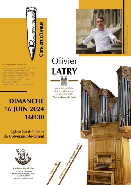 Nouvel Orgue De L Glise De Cr Vec Ur Le Grand Paroisse Saint Nicolas